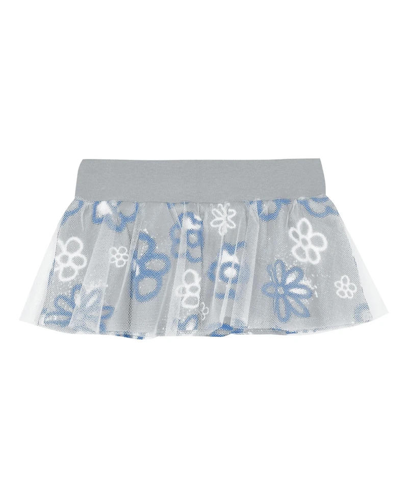 Outerstuff Girls Newborn 2-Piece Blue Detroit Lions My Team Rocks Bodysuit and Skirt Set