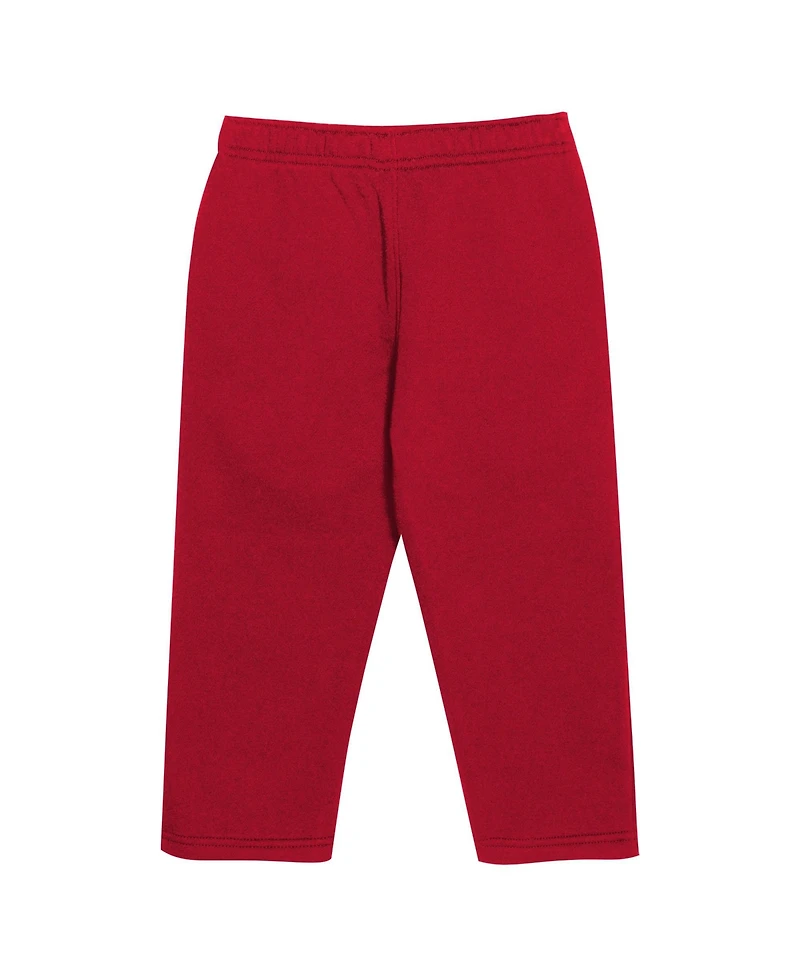 Outerstuff Toddler 2-Piece Scarlet San Francisco 49ers Lineman Fleece Hoodie and Pants Set