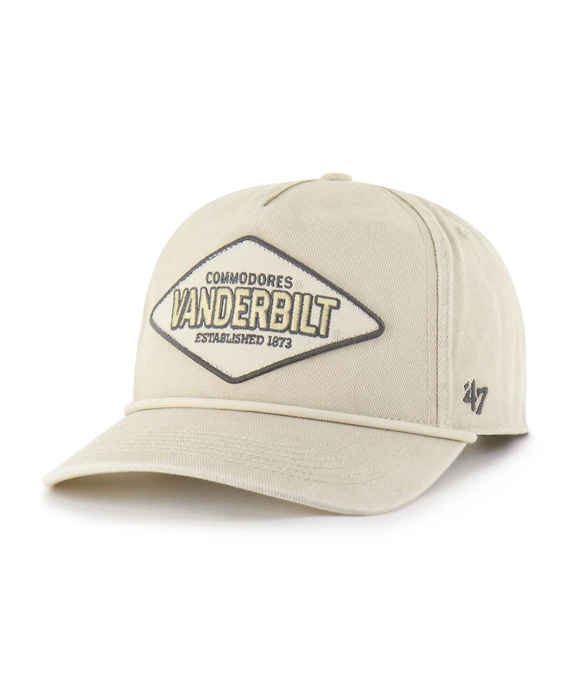 '47 Brand Men's and Women's Cream Vanderbilt Commodores Outdoorsmen Cairn Hitch Adjustable Hat