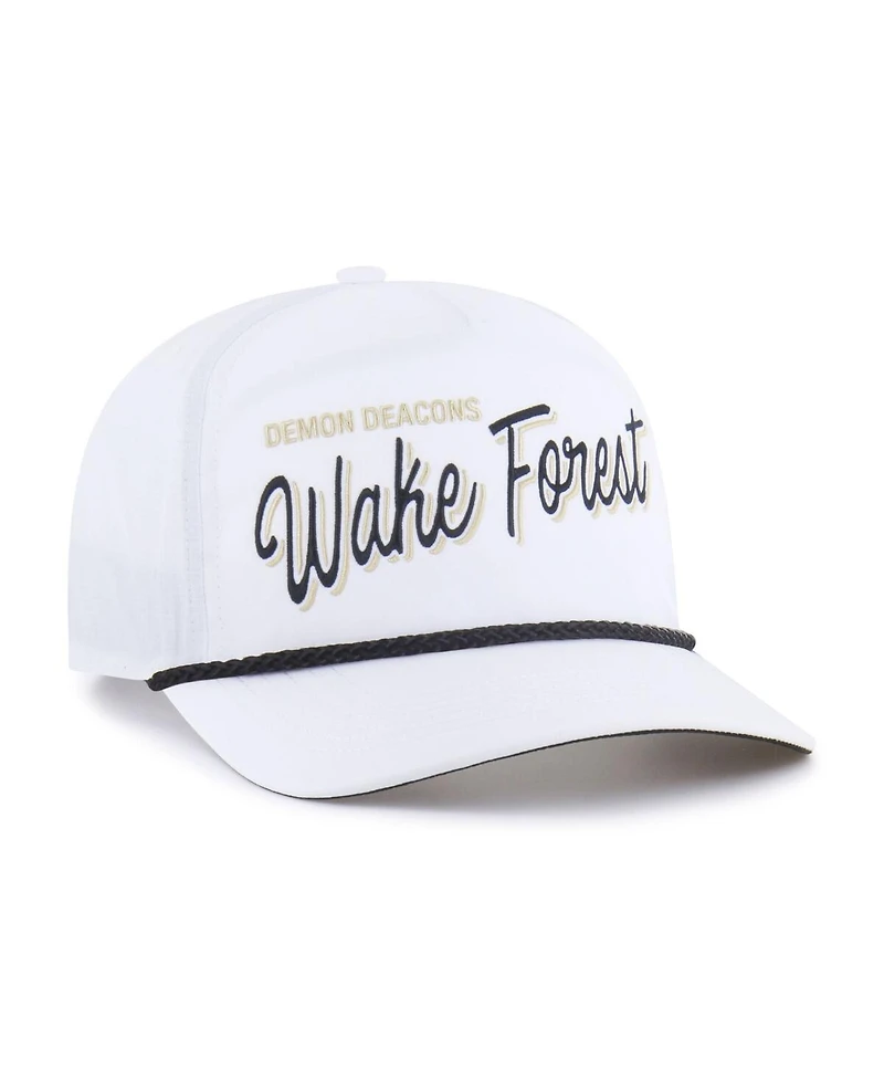 '47 Brand Men's White Wake Forest Demon Deacons Fairway Hitch Adjustable Hat