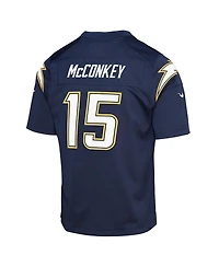 Nike Big Boys and Girls Ladd McConkey Navy Los Angeles Chargers Alternate Super Chargers Game Player Jersey