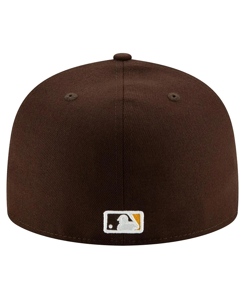 New Era Men's Fernando Tatis Jr. Brown San Diego Padres 2025 Player's Weekend 59FIFTY Fitted Hat