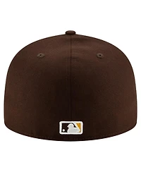 New Era Men's Fernando Tatis Jr. Brown San Diego Padres 2025 Player's Weekend 59FIFTY Fitted Hat