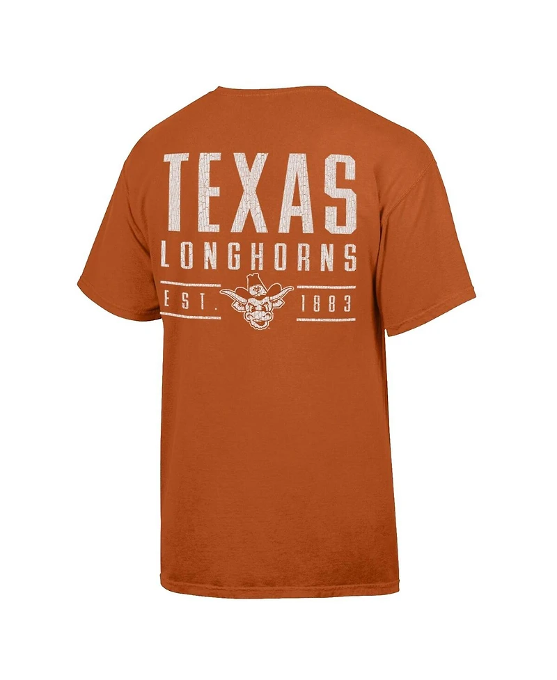 Comfortwash Men's Burnt Orange Texas Longhorns Big Name T-Shirt