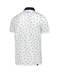 Puma x Volition Men's White Tour Ship Dancing Star Mattr Polo Shirt