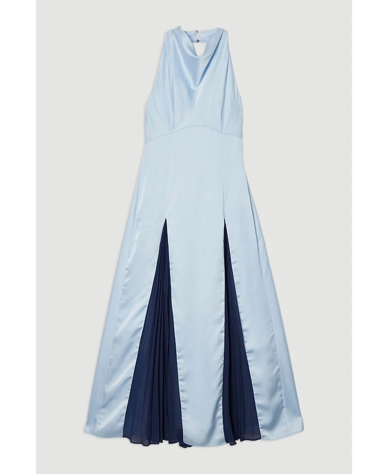 Karen Millen Women's Woven Satin Maxi Dress