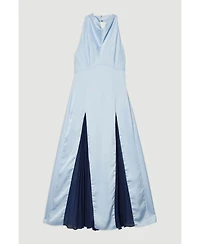 Karen Millen Women's Woven Satin Maxi Dress