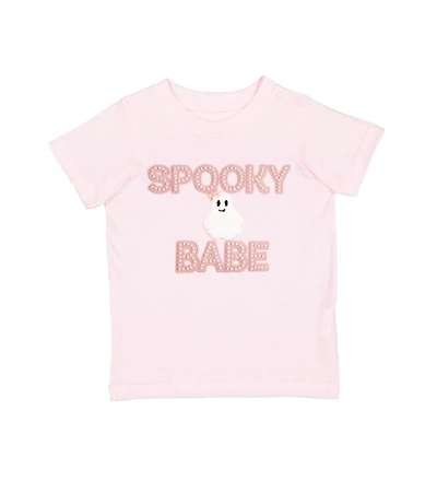 Sweet Wink Little and Big Girls Spooky Babe Patch Halloween Short Sleeve T-Shirt
