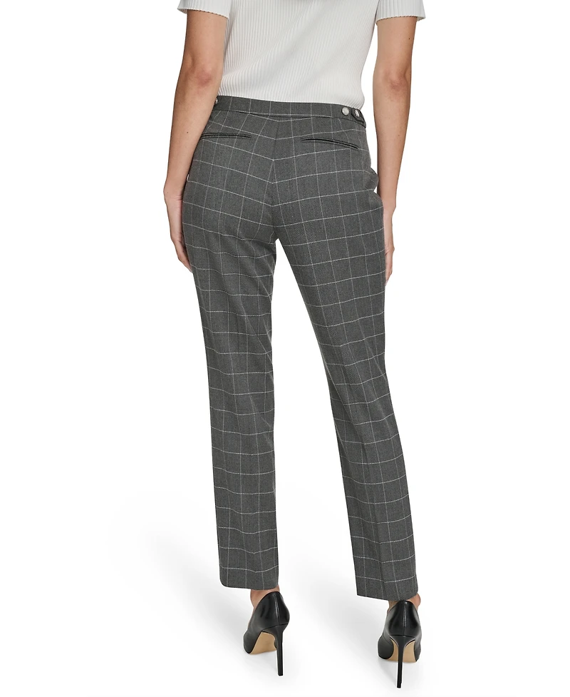 Calvin Klein Women's Windowpane Highline Pants