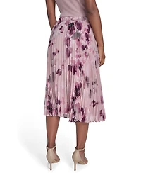 Calvin Klein Women's Printed Chiffon Midi Skirt