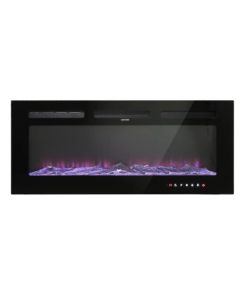 42''Classic Built-in or Wall-Mounted Direct Vent Electric Fireplace