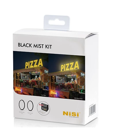 NiSi 72mm Black Mist Filter Kit with 1/4, 1/8 Filters and Case