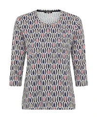Olsen Women's Retro Print T-Shirt