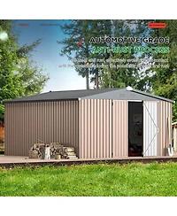 Aecojoy 12'x12' Outdoor Storage Shed