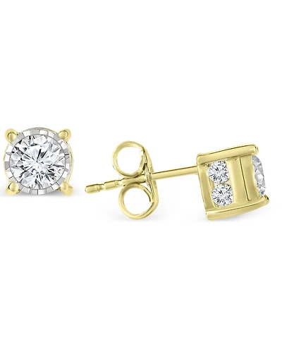 Trumiracle Diamond Stud Earrings (1 ct. t.w.) 14k White, Yellow or Rose Gold