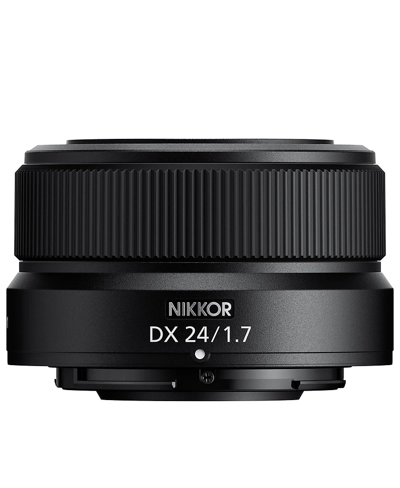 Nikon Nikkor Z Dx 24mm f/1.7 Lens, Bundle with 46mm Filter Kit, Cleaning Kit and Lens Cap Tether