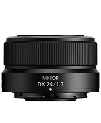 Nikon Nikkor Z Dx 24mm f/1.7 Lens, Bundle with 46mm Filter Kit, Cleaning Kit and Lens Cap Tether