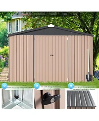 Aecojoy 10'x14' Outdoor Storage Shed