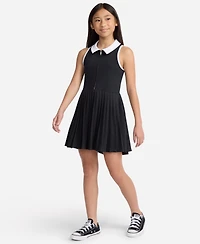 abercrombie kids Girls Half-Zip Pleated Mini Dress