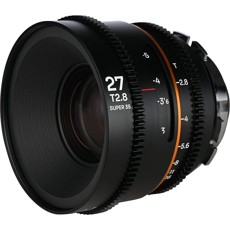 Venus Laowa Nanomorph S35 Prime 3-Lens Bundle with 35mm, 50mm T2.4 and 27mm T2.8 Anamorphic Lens for Pl Mount/Canon Ef, Amber Flare