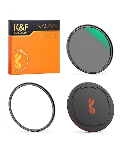 K&F Concept 82mm Nano-x Neutral Density ND8 0.9 3-Stop Magnetic Filter