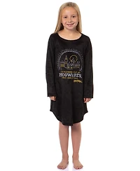 Harry Potter Girls' Nightgown I'd Rather Stay At Hogwarts Christmas Wizarding World Sleep Kids Pajama