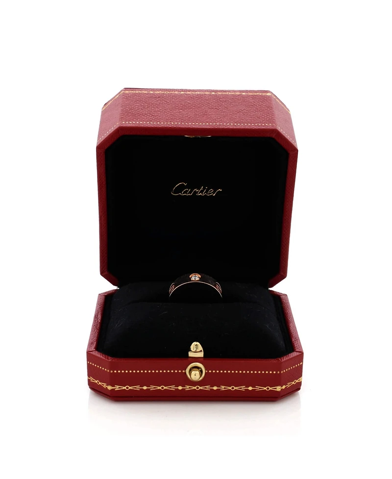 Pre-Owned Cartier Love 3 Diamonds Band Ring