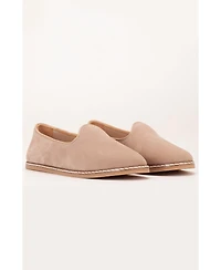 Epilogue Shoes Istanbul Suede Leather Slip On Flats (Women)