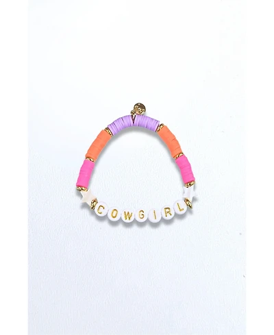 Bits & Bows Girls Cowgirl Bracelet in Purple