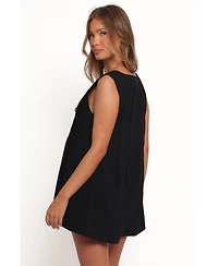 Petal and Pup Women's Kallie Tie Front Romper