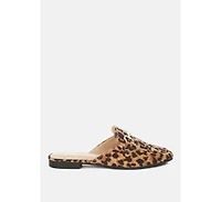 London Rag Alpine Horsebit Detail Mules Women
