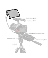 SmallRig Cage Kit with Sunhood and Screen Protector for Atomos Shinobi Ii Monitor