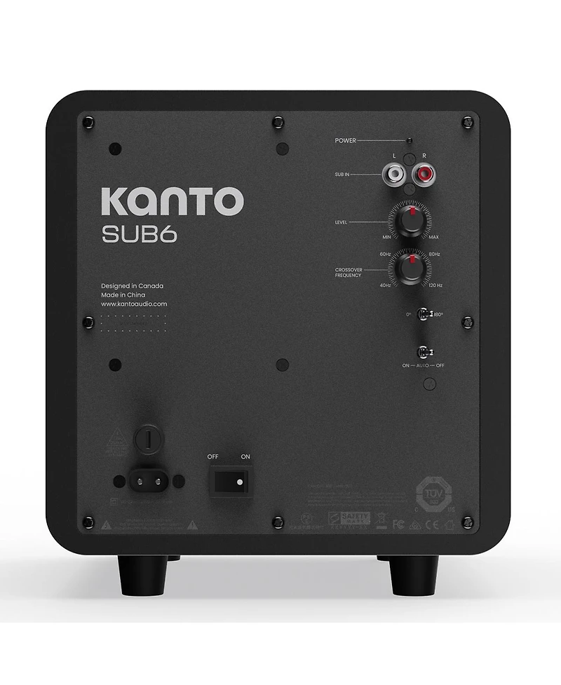 Kanto SUB6 6 In Sealed Powered Subwoofer