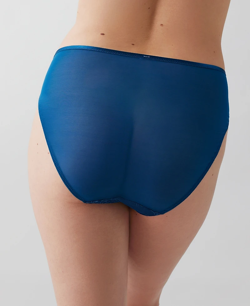 Wacoal Women's Full Bloom Sheer Mesh Hi-cut Brief