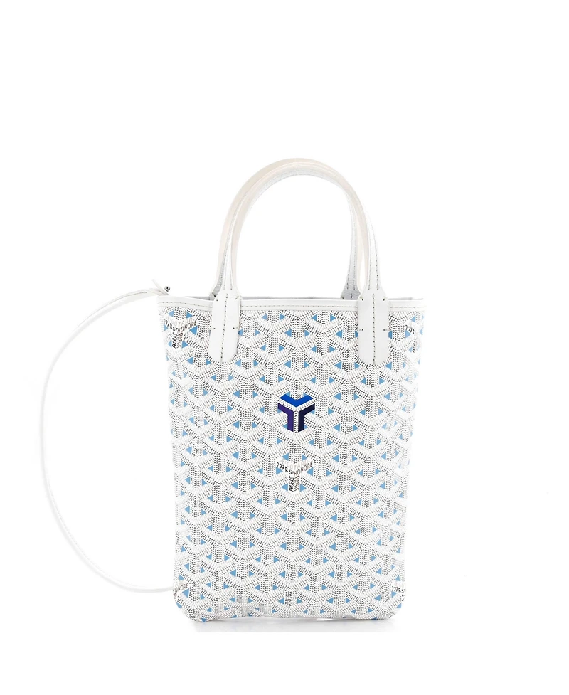 Pre-Owned Goyard Mini Poitiers Tote Claire Voie Coated Canvas