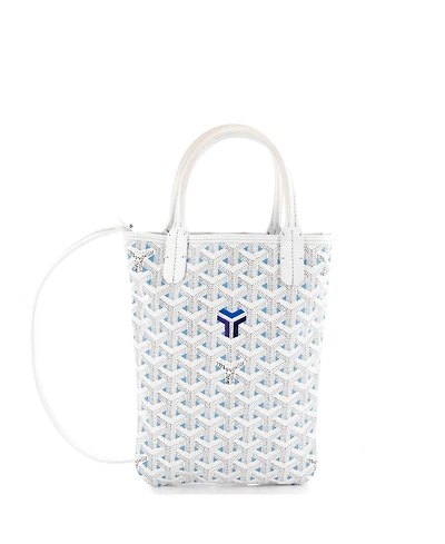 Pre-Owned Goyard Mini Poitiers Tote Claire Voie Coated Canvas