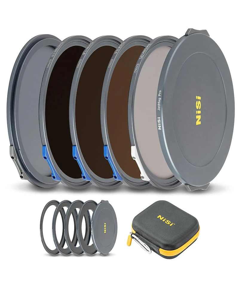 NiSi JetMag Pro 82MAG Landscape Nd Magnetic Filter Kit with 4x Adapter Rings