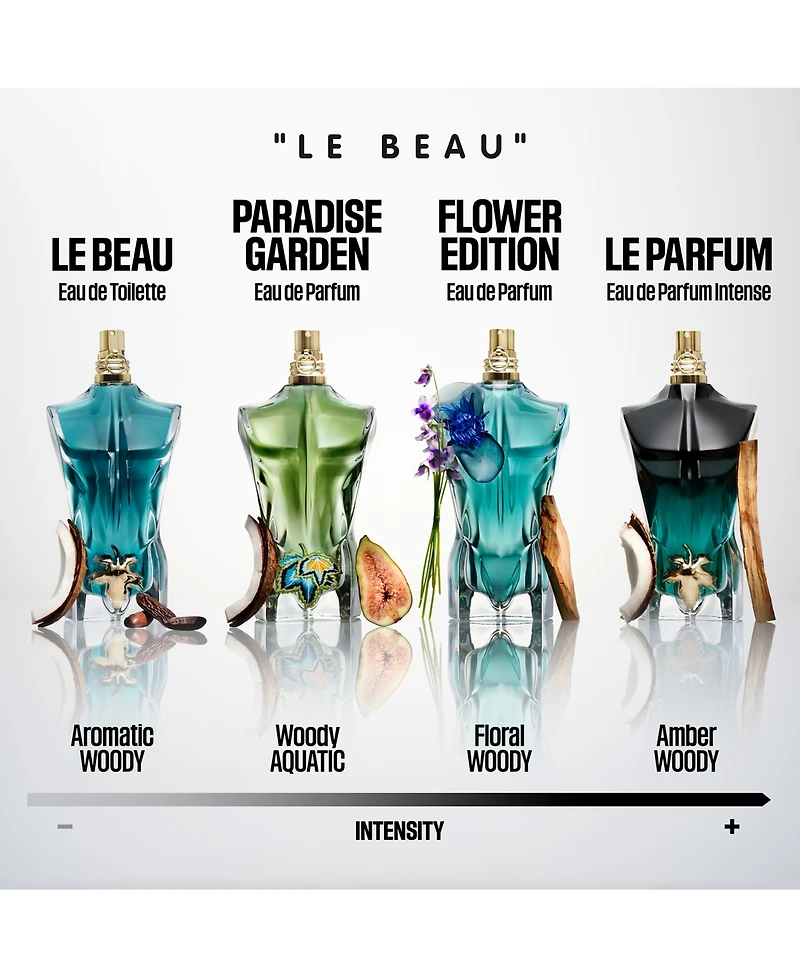Jean Paul Gaultier Men's Le Beau Flower Edition Eau De Parfum Fragrance, 4.2 oz.