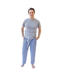 Sant and Abel Men's Hepburn Gingham Navy Pj Pants