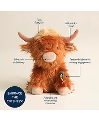 Itzy Ritzy Baby Sweetie Snuggles Highland Cow