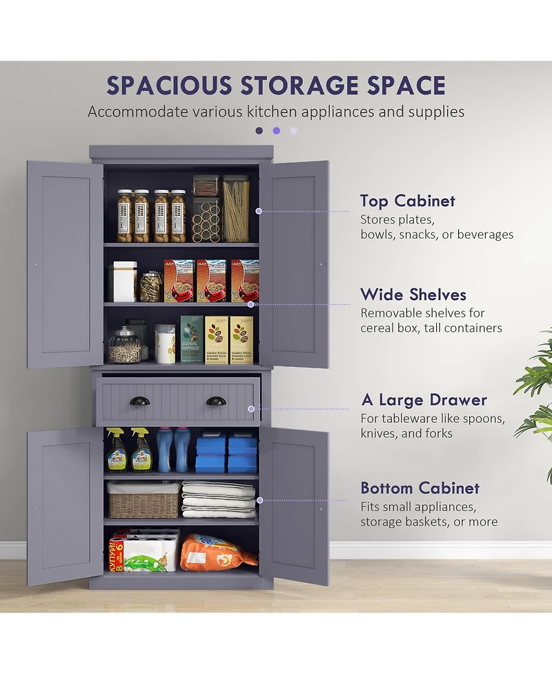 Versatile Compact Kitchen Storage Cabinet to Organize and Maximize Kitchen Space Efficiently