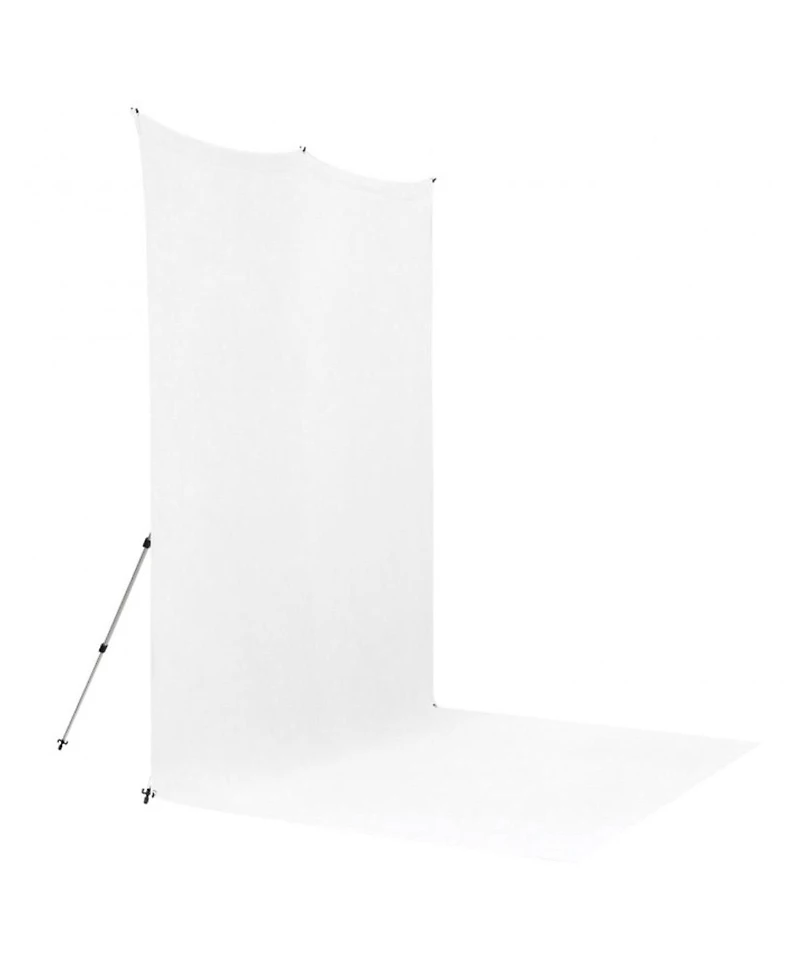 Westcott 8x13' X-Drop Pro Wrinkle-Resistant Backdrop Kit with Stand, High-Key White Sweep