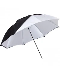 Westcott 2012 32" White Satin Umbrella with Removable Black Cover