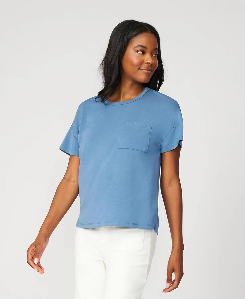 Cable & Gauge Women's Soft Modal Pocket Tee