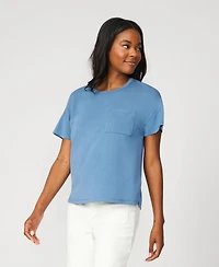 Cable & Gauge Women's Soft Modal Pocket Tee