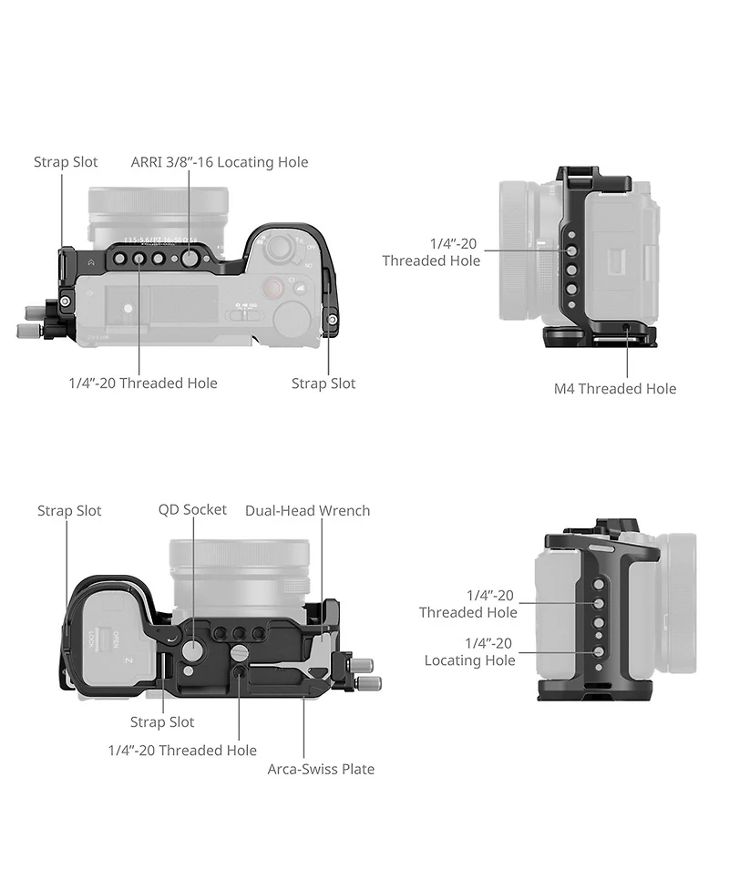 SmallRig Cage Kit for Sony Zv-E10 Ii Camera