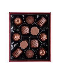 Maxim's De Paris Holiday Dark Chocolate Connoisseurs Box, 12 Pieces