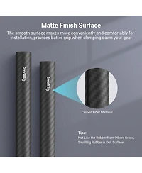 SmallRig 15mm Carbon Fiber Rod, 6", 2-Pack