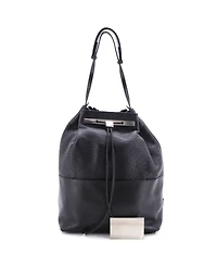 Pre-Owned The Row Large Drawstring Backpack Leather