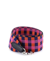 Pre-Owned Hermes 50 Sangle Shoulder Strap Maxi Quadrille Canvas